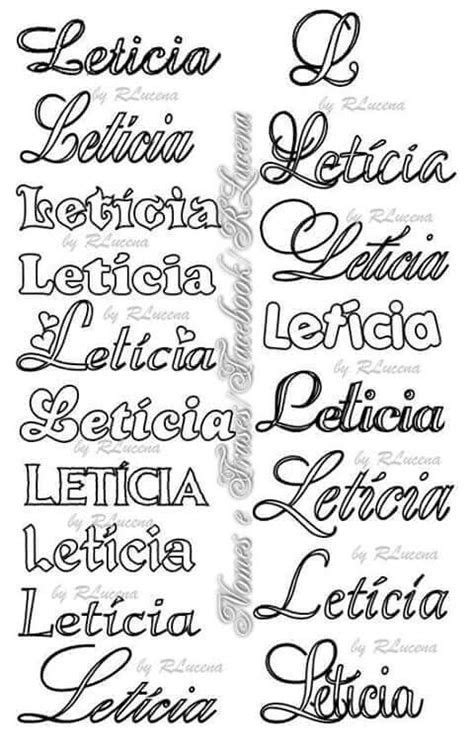 tatuagem nome leticia|20 ideias de Caligrafia 